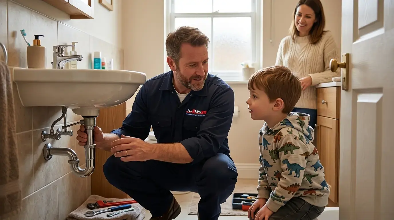 Licensed plumber at work in Minonk, IL